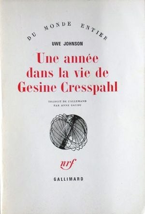 Une année dans la vie de Gesine Cresspahl