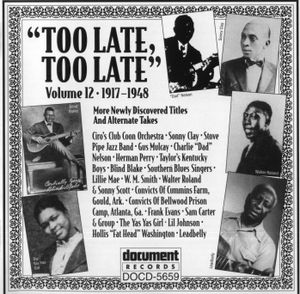 Too Late, Too Late: More Newly Discovered Titles and Alternate Takes, Volume 12 (1917-1948)