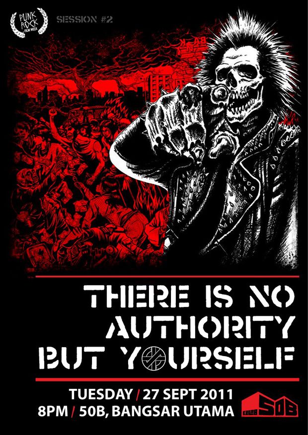CRASS「THERE IS NO AUTHORITY BUT〜」 映画ポスター ポスター