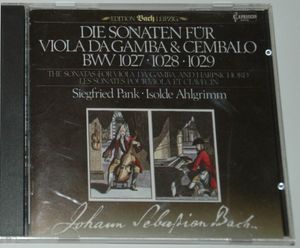 Die Sonaten für Viola da gamba und Cembalo