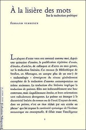 A la lisière des mots