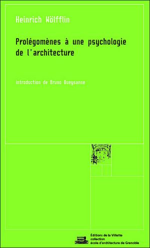 Prolégomènes à une psychologie de l'architecture