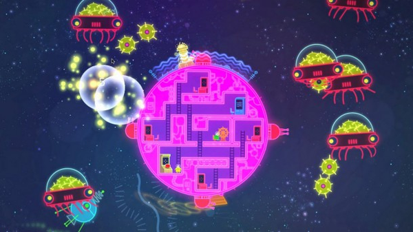 Lovers in a Dangerous Spacetime