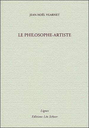 Le philosophe-artiste