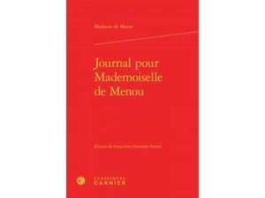 Journal pour mademoiselle Menou