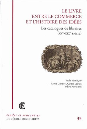 Le Livre entre le commerce et l'histoire des idées