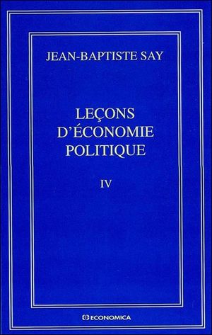 Oeuvres complètes : Leçons d'économie politique