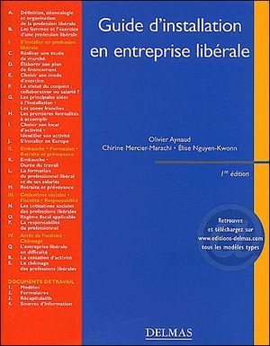 Guide d'installation des professions libérales