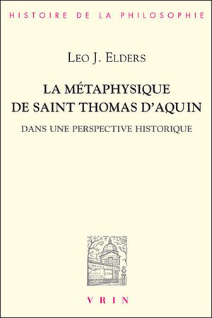 Metaphysique de saint thomas d'aquin