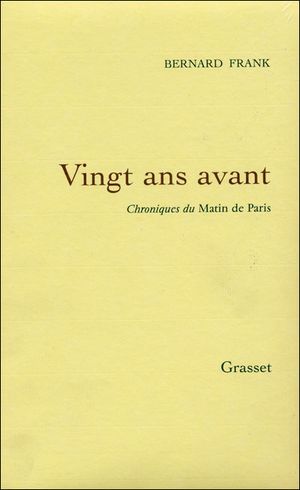 Vingt ans avant