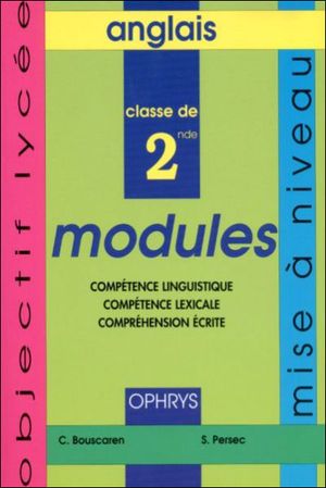 Modules d'anglais
