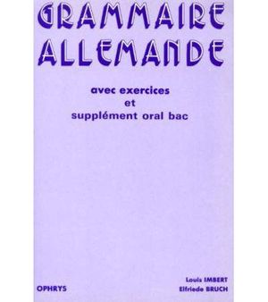 Grammaire allemande avec exercices