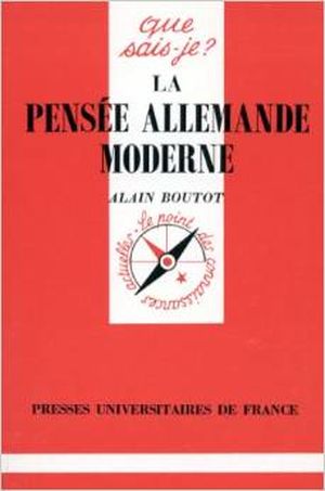 La pensée allemande moderne