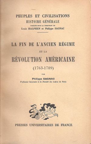 La fin de l'Ancien Régime et la Révolution américaine - (1763-1789)
