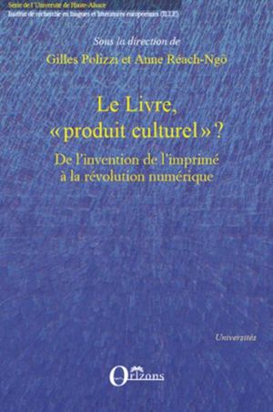 Le livre, produit culturel ?