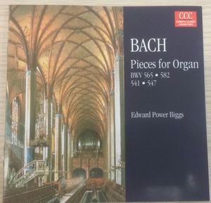 J.S. Bach Pieces For Organ BWV 565 582 541 547