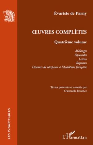 Œuvres complètes - Quatrième volume