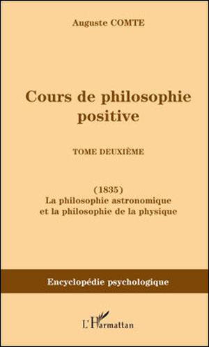Cours de philosophie positive, volume 2