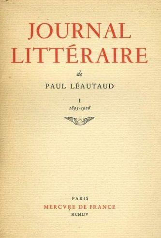 Journal littéraire Paul Léautaud SensCritique