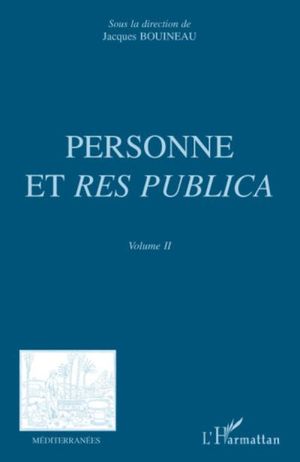 Personne et res publica