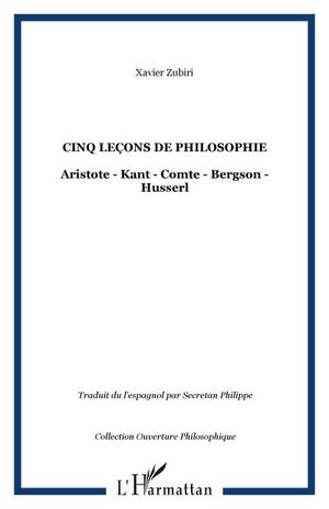 Cinq leçons de philosophie