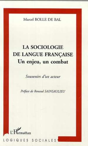 La sociologie de langue française