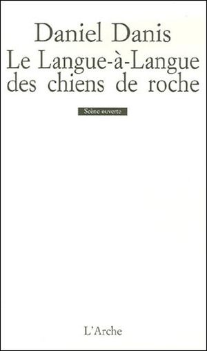 Langue à langue des chiens de roche