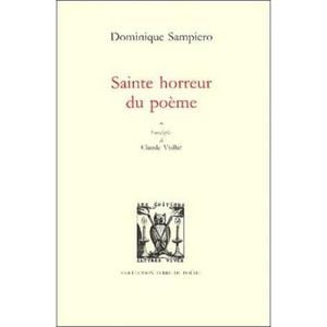 Sainte horreur du poème