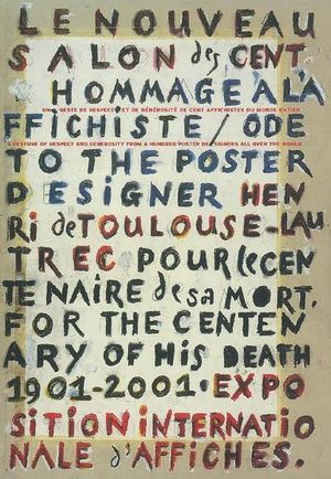 Nouveau salon des cent hommage à l'affichiste Toulouse-Lautrec