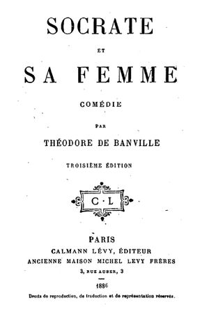 Socrate et sa femme
