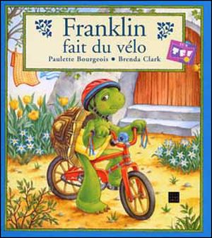 Franklin fait du vélo