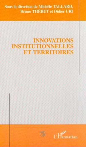 Innovations institutionnelles et territoires