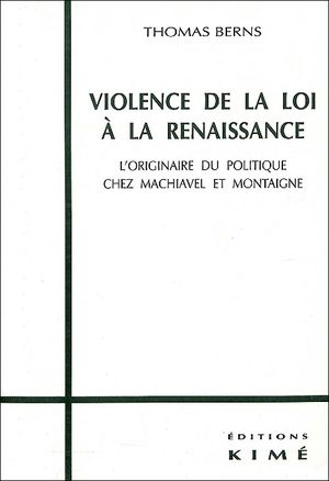 Violence de la loi à la Renaissance