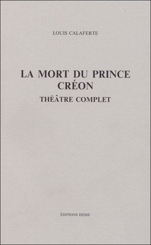 La Mort du prince / Créon