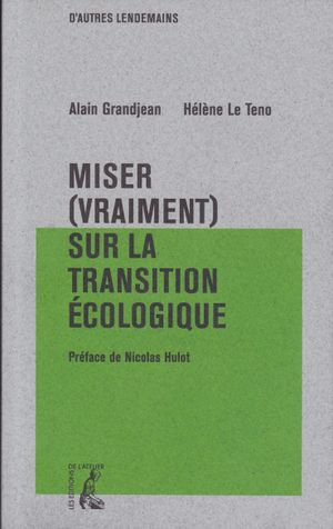 Miser (vraiment) sur la transition écologique