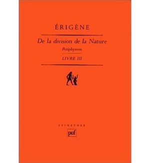 De la division de la nature, livre III