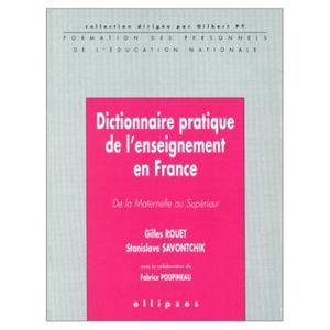 Dictionnaire pratique de l'enseignement en France