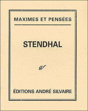 Maximes et pensees