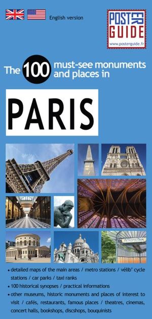 Poster Guide Paris, English version