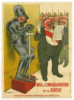Max et l'inauguration de la statue