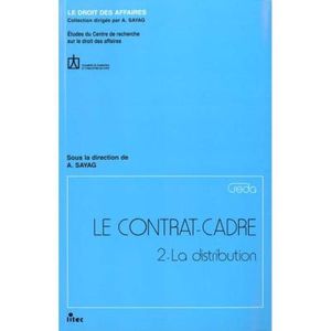Contrat cadre,2:distribution