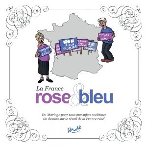 La France rose et bleu