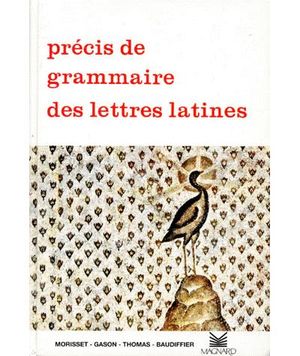 Précis de grammaire des lettres latines