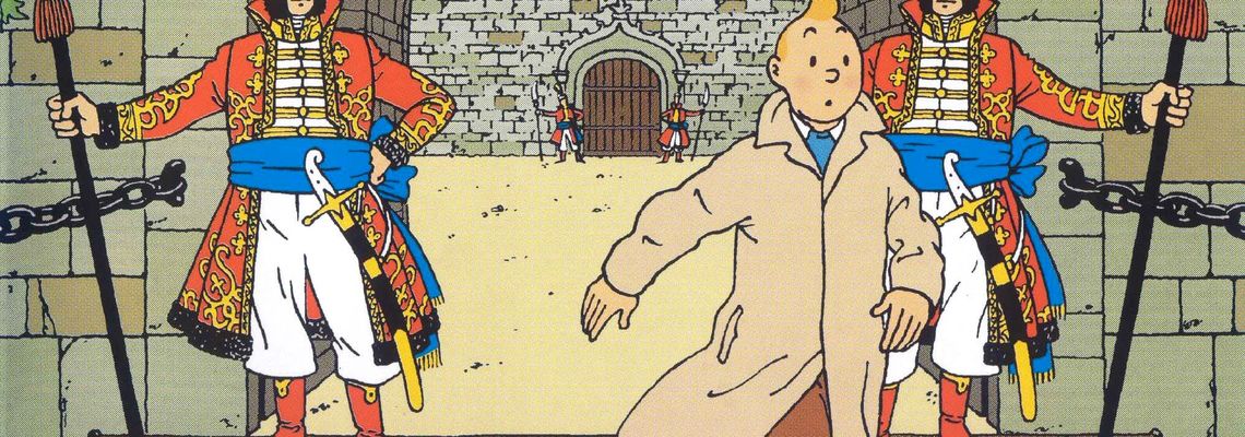 Cover Le Sceptre d'Ottokar - Les Aventures de Tintin, tome 8