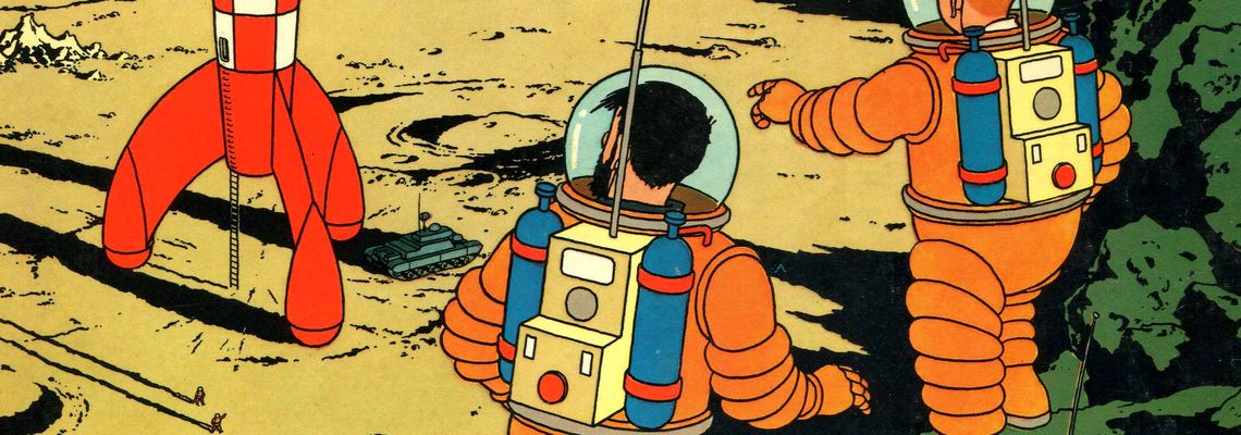 Cover On a marché sur la Lune - Les Aventures de Tintin, tome 17