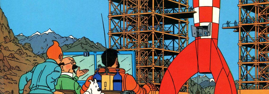 Cover Objectif Lune - Les Aventures de Tintin, tome 16