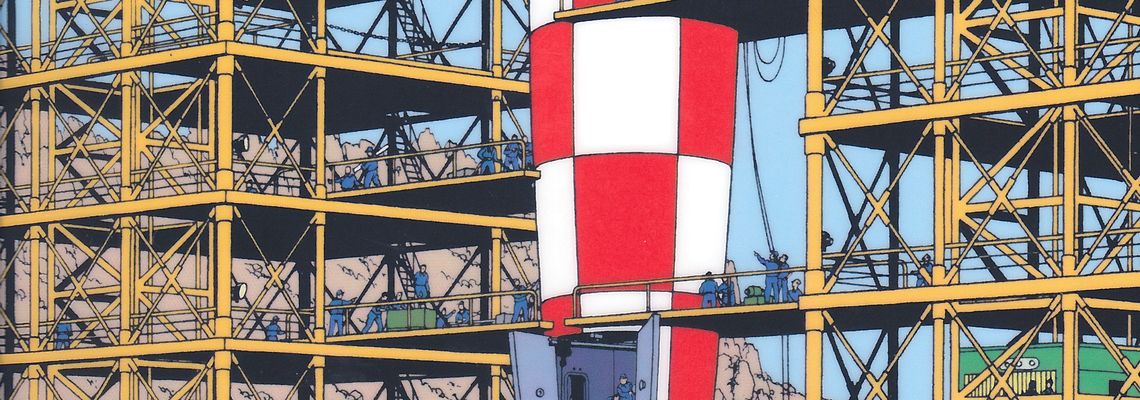 Cover Objectif Lune - Les Aventures de Tintin, tome 16