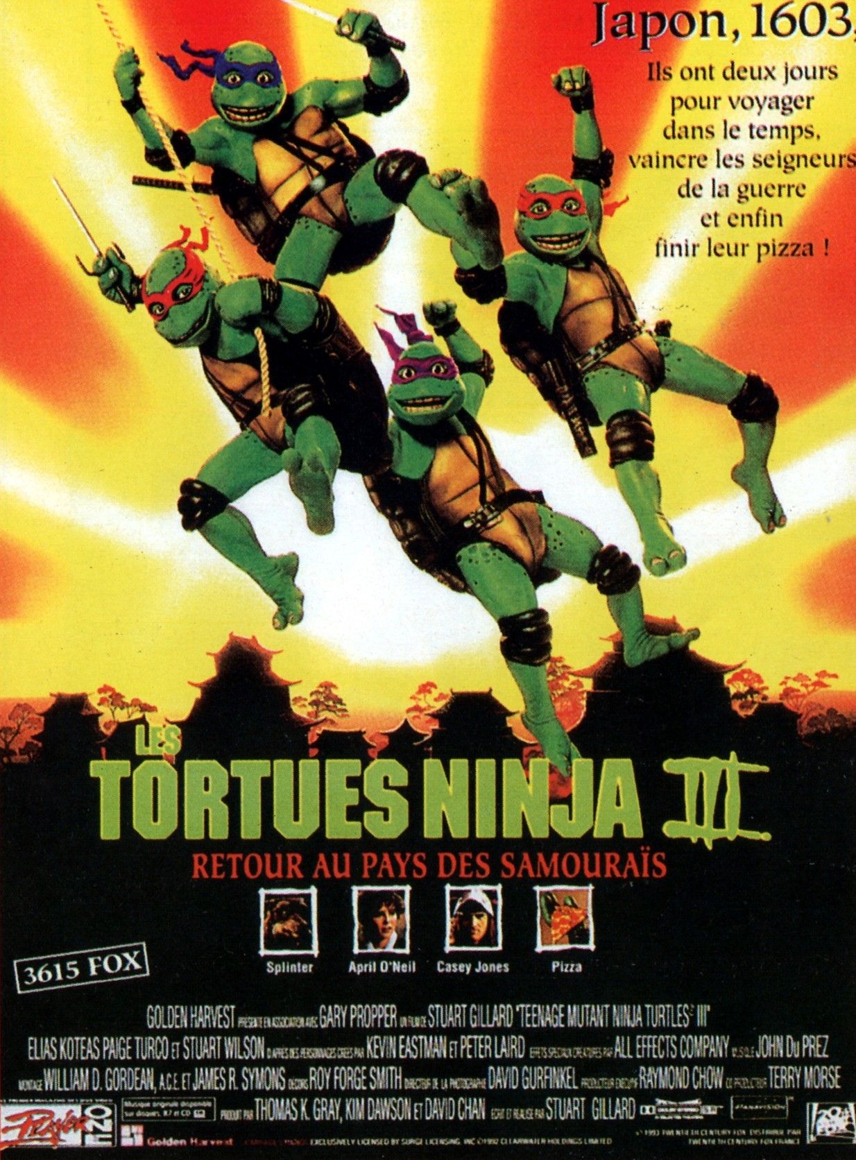 Les Tortues Ninja Série De Films Les Tortues Ninja 3 - Film (1993) - SensCritique