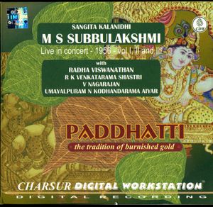 Paddhatti - M S Subbulakshmi - Live In Concert 1956 (Live)