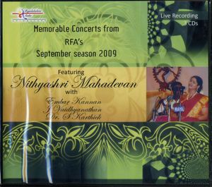 Memorable Concerts From Rfa's September Season 2009 (Live)